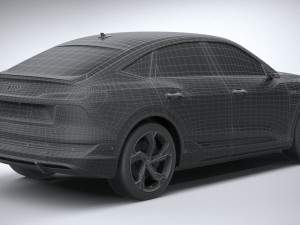 Audi E-tron S Sportback 2021 Modello 3D
