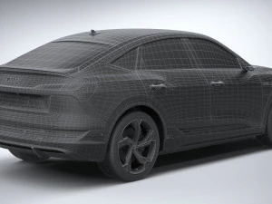Audi E-tron S Sportback 2021 3D Model