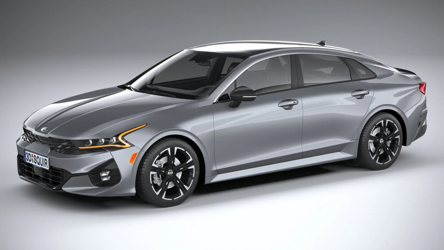Kia K5 2021 3D Model .c4d .max .obj .3ds .fbx .stl .blend 