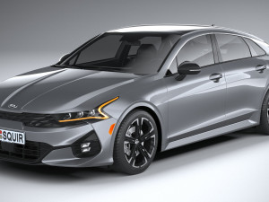 Kia K5 2021 3D Model