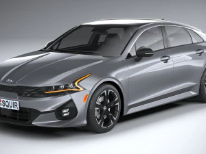 Kia K5 2021 3D Model