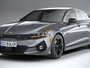 Kia K5 2021 3D Model
