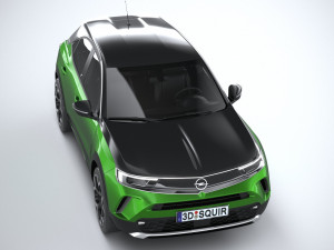 Opel Mokka-e 2021 3D Модель