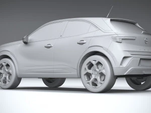 Opel Mokka-e 2021 3D Model