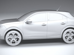 Opel Mokka-e 2021 3D Модель