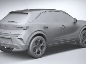 Opel Mokka-e 2021 3D Model