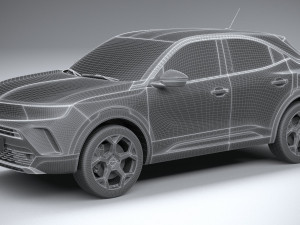 Opel Mokka-e 2021 3D Модель