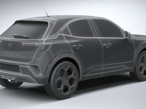 Opel Mokka-e 2021 3D Модель