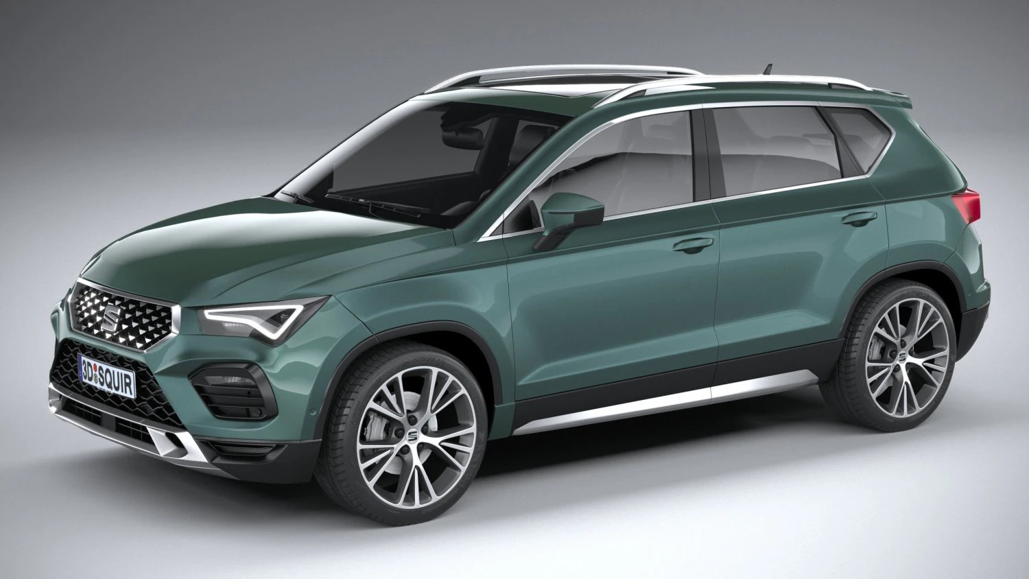 Seat Ateca 2020 3D Model .c4d .max .obj .3ds .fbx .stl .blend 
