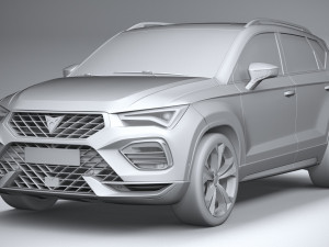 Seat Ateca Cupra 2021 3D Модель