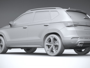 Seat Ateca Cupra 2021 3D Модель