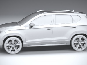 Seat Ateca Cupra 2021 3D Модель