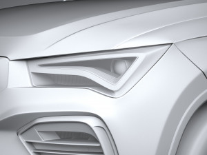 Seat Ateca Cupra 2021 3D Модель