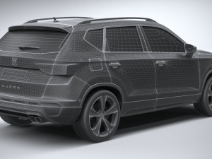 Seat Ateca Cupra 2021 3D Модель