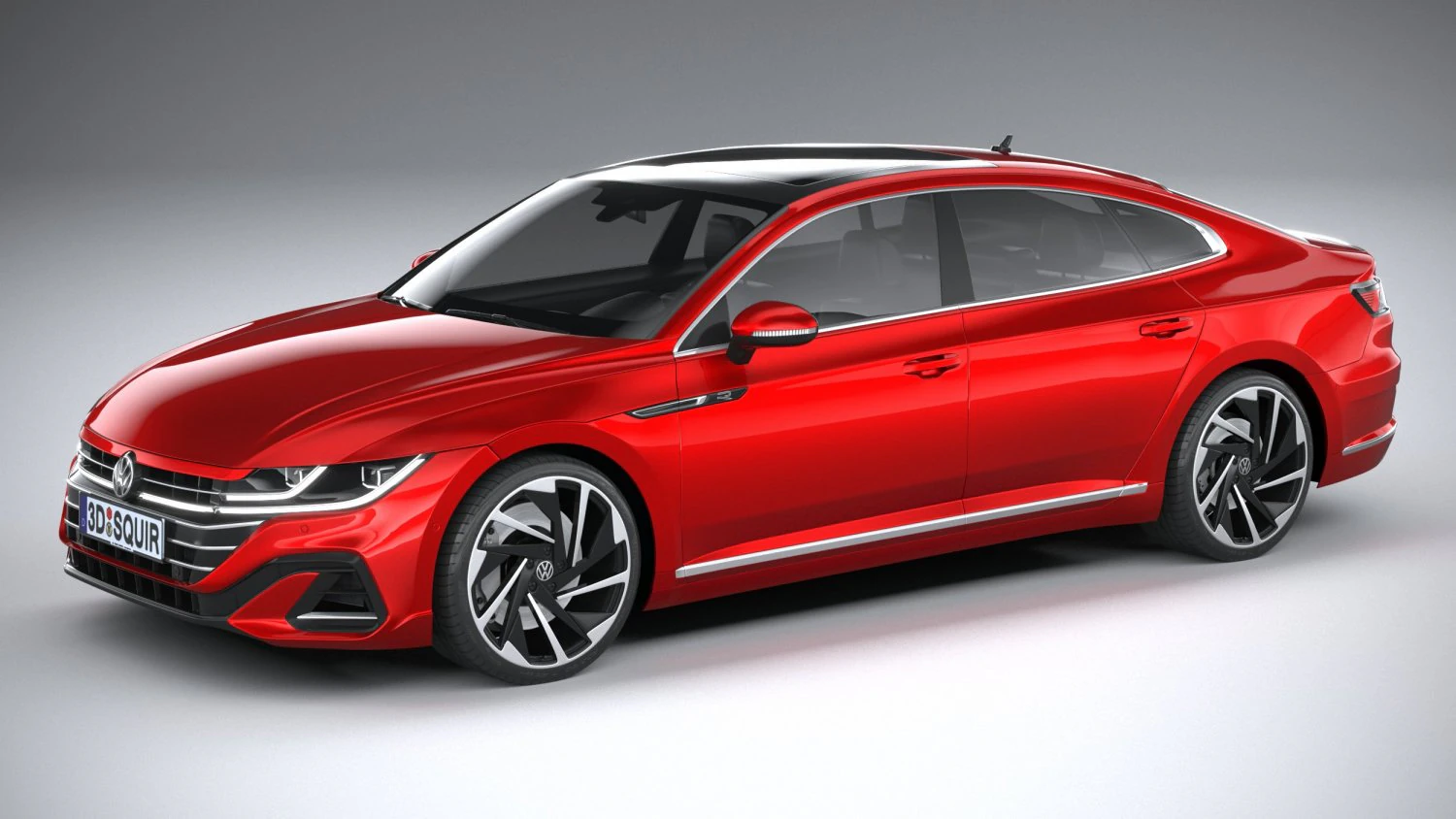 Volkswagen Arteon 2021 3D Model .c4d .max .obj .3ds .fbx .stl .blend 