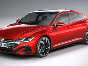 Volkswagen Arteon 2021 3D-Modell