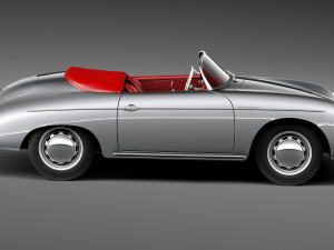 Porsche 356A Speedster 1955 Modelo 3D