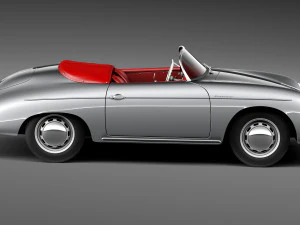 Porsche 356A Speedster 1955 3D Model