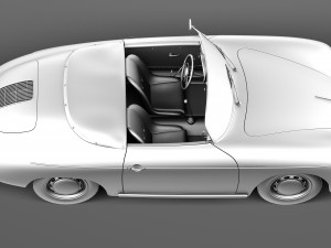 Porsche 356A Speedster 1955 Modelo 3D