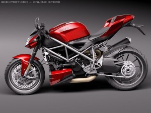 Ducati StreetFighter 2011 Model 3D