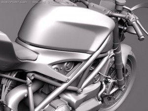 Ducati StreetFighter 2011 Model 3D
