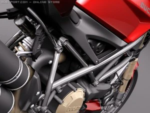 Ducati StreetFighter 2011 3D Model