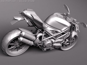 Ducati StreetFighter 2011 Model 3D