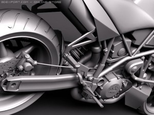 KTM Super Duke 2011 3D मॉडल