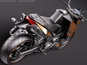 KTM Super Duke 2011 3D मॉडल