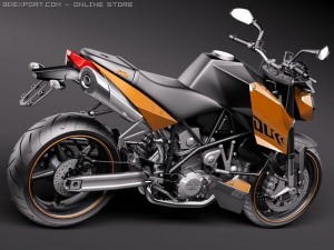 KTM Super Duke 2011 3D मॉडल