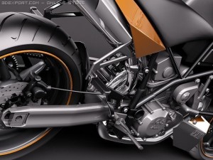 KTM Super Duke 2011 3D मॉडल