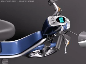 Yamaha EC03 Electric Scooter 3D Model