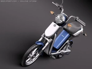 Yamaha EC03 Electric Scooter 3D Model