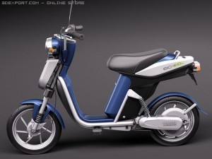 Yamaha EC03 Electric Scooter 3D 模型