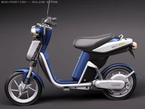 Yamaha EC03 Electric Scooter 3D Model