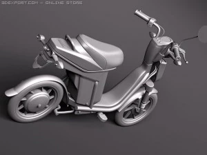 Yamaha EC03 Electric Scooter 3D Model