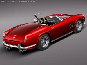 Ferrari 250 GT California Spyder 1958-1962 3D Model
