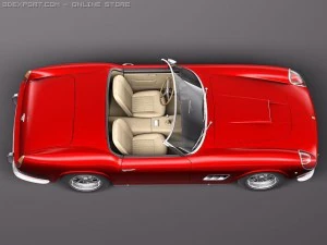 Ferrari 250 GT California Spyder 1958-1962 3D Model