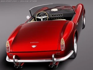 Ferrari 250 GT California Spyder 1958-1962 3D Model