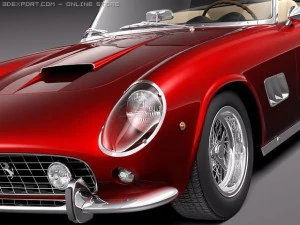 Ferrari 250 GT California Spyder 1958-1962 3D Model