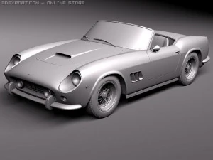 Ferrari 250 GT California Spyder 1958-1962 3D Model