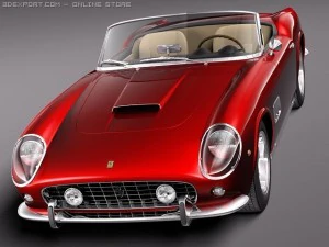 Ferrari 250 GT California Spyder 1958-1962 3D Model