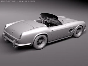 Ferrari 250 GT California Spyder 1958-1962 3D Model