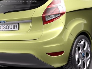 Fiesta 3-Door 2011 Model 3D