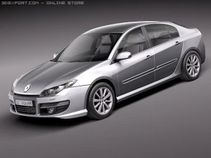 Renault Laguna Berlina 2011 Modello 3D