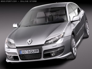Renault Laguna Sedan 2011 3Dモデル