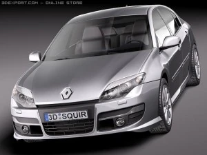 Renault Laguna Sedan 2011 3D Model