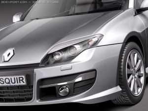Renault Laguna Sedan 2011 3Dモデル