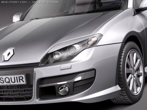 Renault Laguna Sedan 2011 3D Model