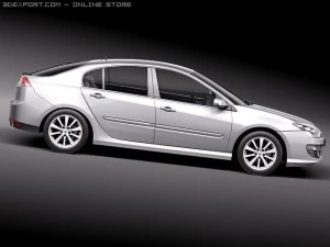 Renault Laguna Sedan 2011 3D Model
